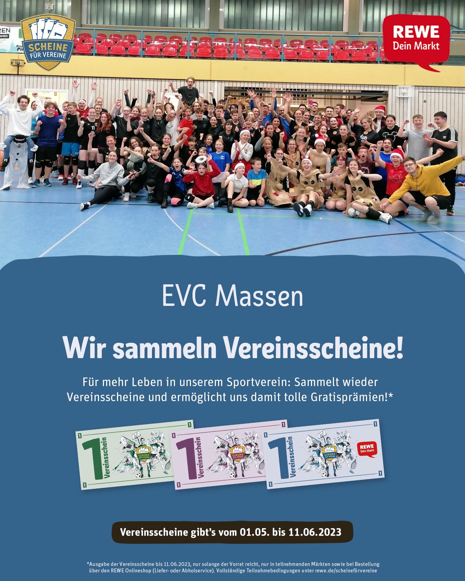 REWE Scheine für Vereine ist zurück